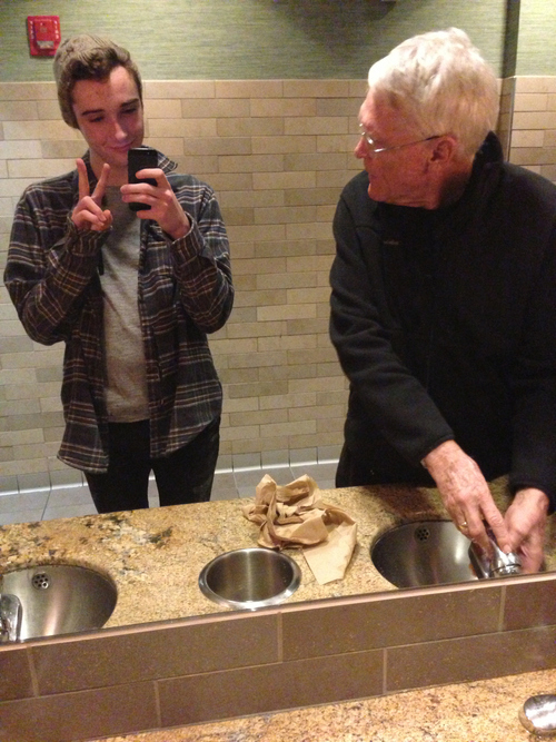 bathroom selfie